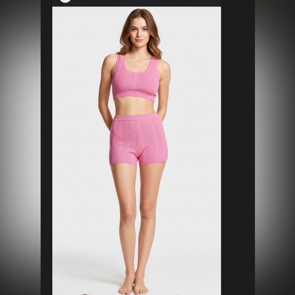 Victoria's Secret Pink Knit Sports Bra